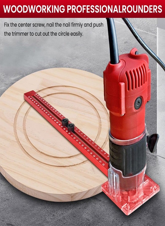 Serplex حامل تشكيل أخاديد التوجيه Serplex® 4 في 1، قالب قطع دائري للتوجيه مصنوع من سبائك الألومنيوم، قالب متعدد الوظائف لأدوات الخزائن ودليل التوجيه، أداة توجيه قابلة للتعديل لأعمال النجارة - Image 5